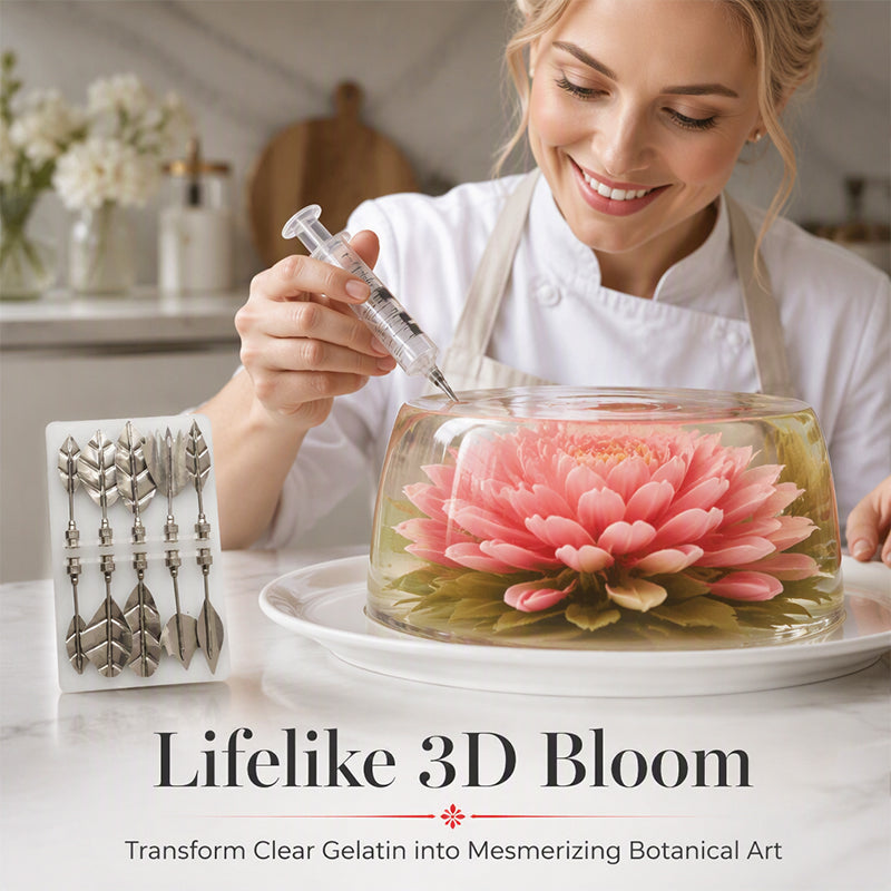 🌸 Bakepinne | 3D Gelatinkunstverktøy