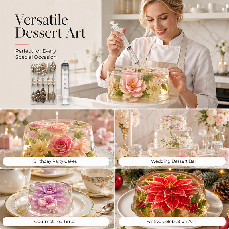 🌸 Bakepinne | 3D Gelatinkunstverktøy