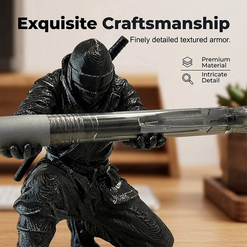 Kreativ 3D-trykt ninjakrigerpennholder
