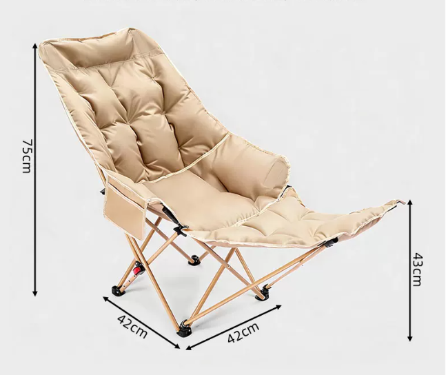 🏆 BEGRENSET TID: 50 % RABATT!🪑 Bærbar, justerbar sammenleggbar stol for utendørs bruk – Lett, solid og allsidig 🏕️✨