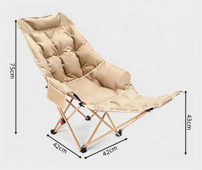 🏆 BEGRENSET TID: 50 % RABATT!🪑 Bærbar, justerbar sammenleggbar stol for utendørs bruk – Lett, solid og allsidig 🏕️✨