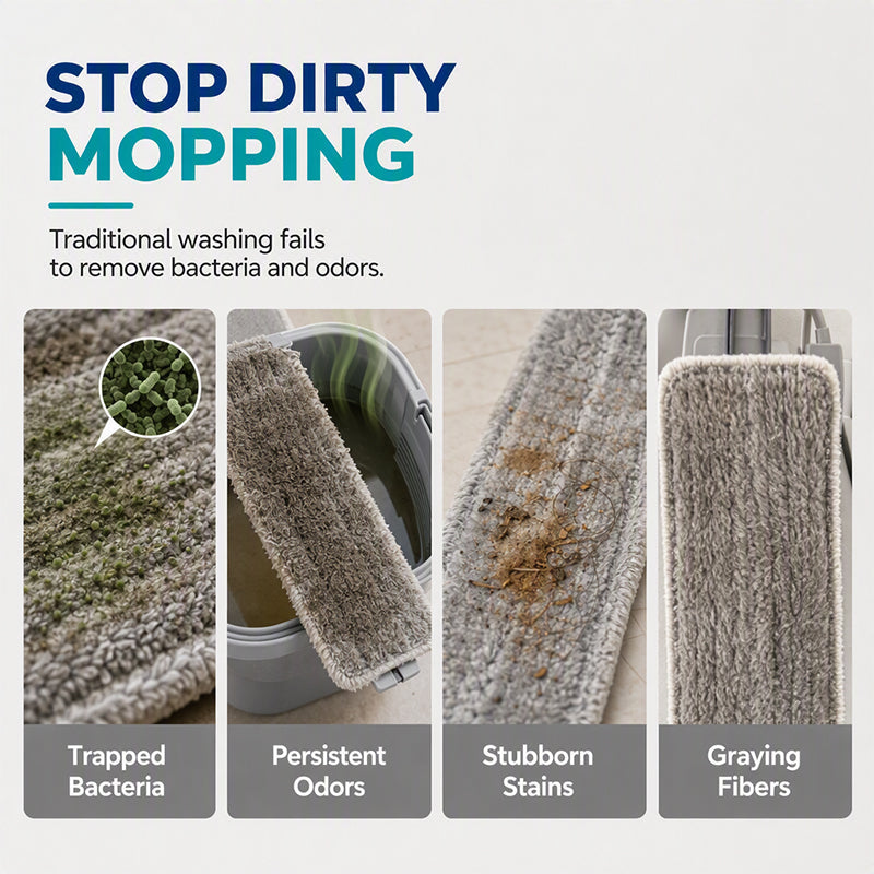 Vaskbar moppepute-rens og luktfjerner