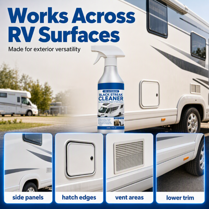 Svart stripe-rensespray