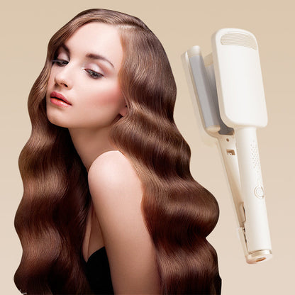 ⏳Tidsbegrenset spesialtilbud⏰32 mm bølget hårkrøller – Store, spenstige krøller, 4 justerbare varmeinnstillinger og pleie med negative ioner – Styling i salongkvalitet hjemme 💇‍♀️