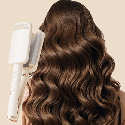⏳Tidsbegrenset spesialtilbud⏰32 mm bølget hårkrøller – Store, spenstige krøller, 4 justerbare varmeinnstillinger og pleie med negative ioner – Styling i salongkvalitet hjemme 💇‍♀️