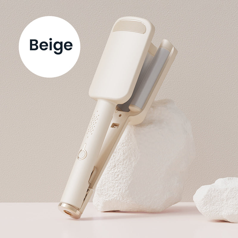 ⏳Tidsbegrenset spesialtilbud⏰32 mm bølget hårkrøller – Store, spenstige krøller, 4 justerbare varmeinnstillinger og pleie med negative ioner – Styling i salongkvalitet hjemme 💇‍♀️