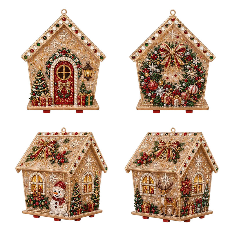 🎁 Kreative julehåndverk | 🎄✨ DIY-sett med perler til 3D-julemalerier, 🎅 Lag din egen lille 3D-juledekorasjon!