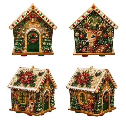🎁 Kreative julehåndverk | 🎄✨ DIY-sett med perler til 3D-julemalerier, 🎅 Lag din egen lille 3D-juledekorasjon!