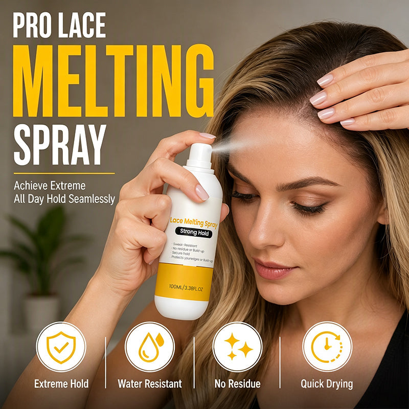 Sterkt hold blondesmeltende spray