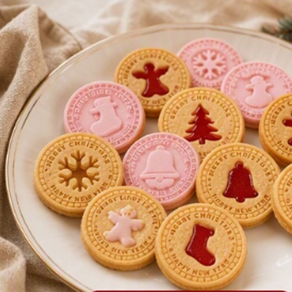 Festlig julekakeutstikkersett