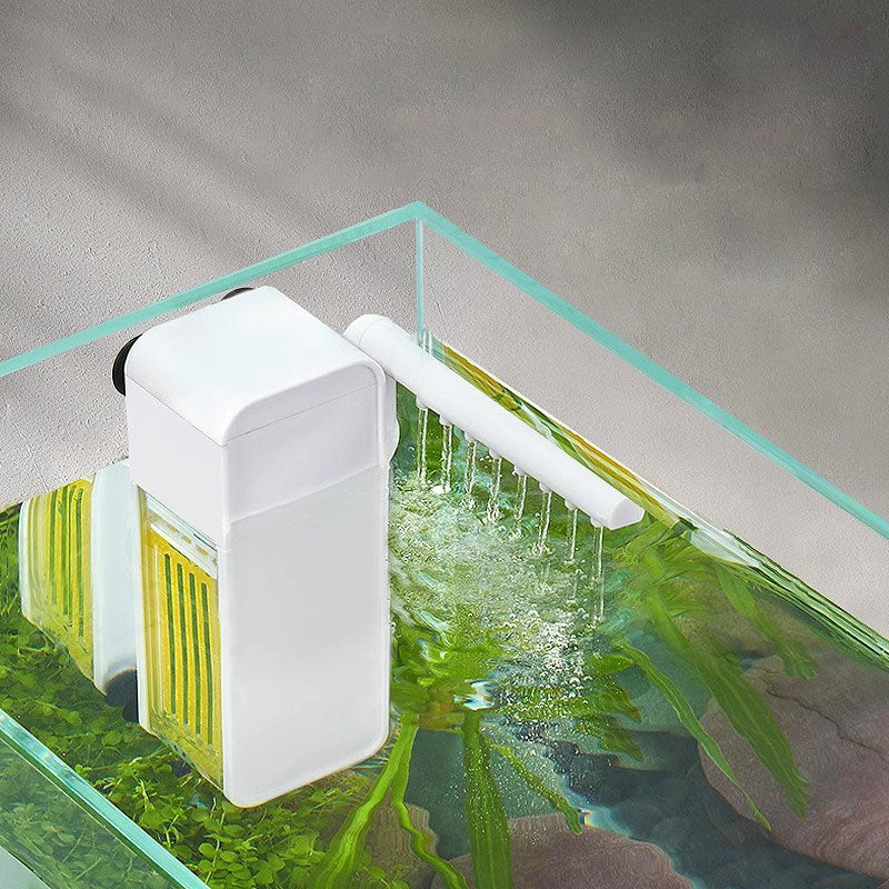 🐠 💧 50% RABATT – Akvariefilter for små akvarier – vannsirkulasjon – avtagbare filterdeler – luftende utløp – kompakt design – for et renere og sunnere akvarium