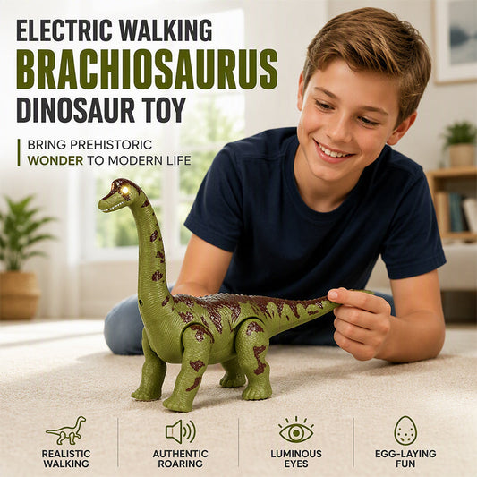 Elektrisk gående Brachiosaurus dinosaurleke