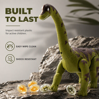 Elektrisk gående Brachiosaurus dinosaurleke