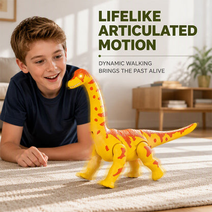 Elektrisk gående Brachiosaurus dinosaurleke