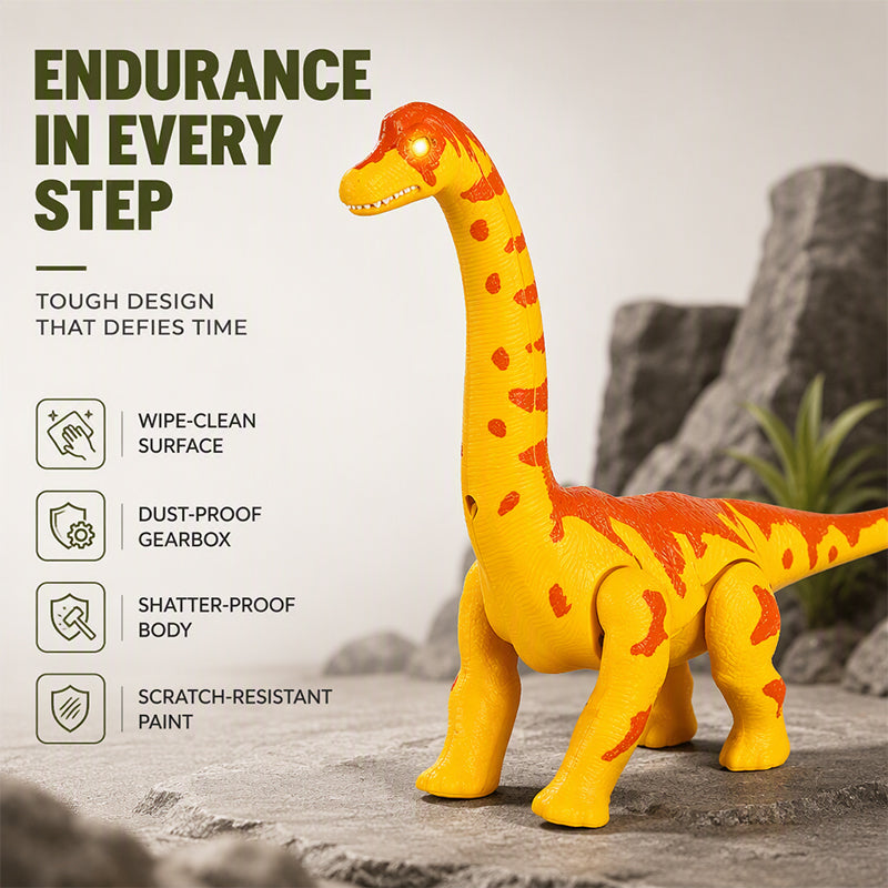Elektrisk gående Brachiosaurus dinosaurleke