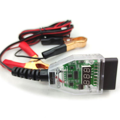🔋 OBD II 12V bilminnesparer | Spenningsvisning