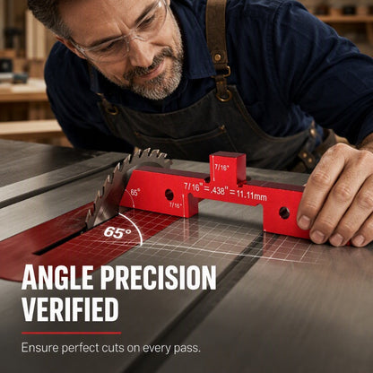 📐 50 % RABATT NÅ! 🛠️ Oppsettingsblokker i aluminium – Laseretset, eloksert og presis – For bordsager, freser og boremaskiner 🔧