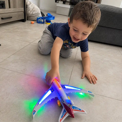 Elektrisk modellfly med lyd og LED-lys