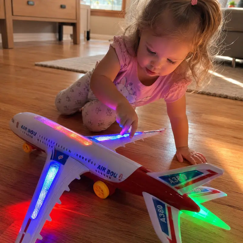 Elektrisk modellfly med lyd og LED-lys