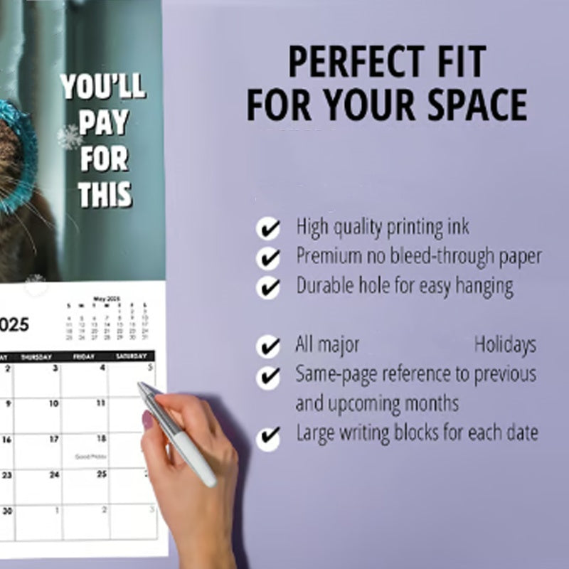 Morsom kalender for pissete katter