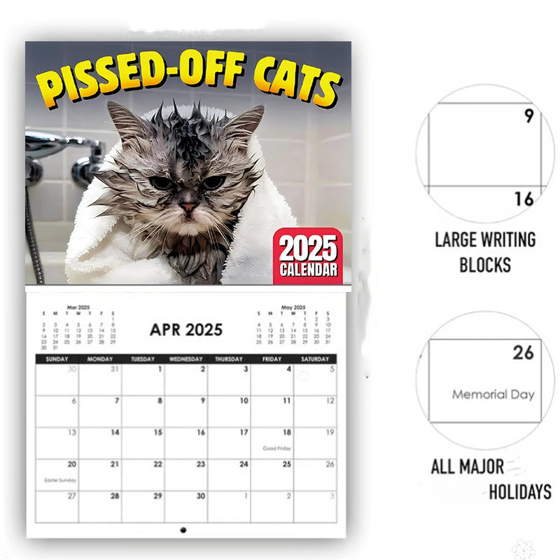 Morsom kalender for pissete katter