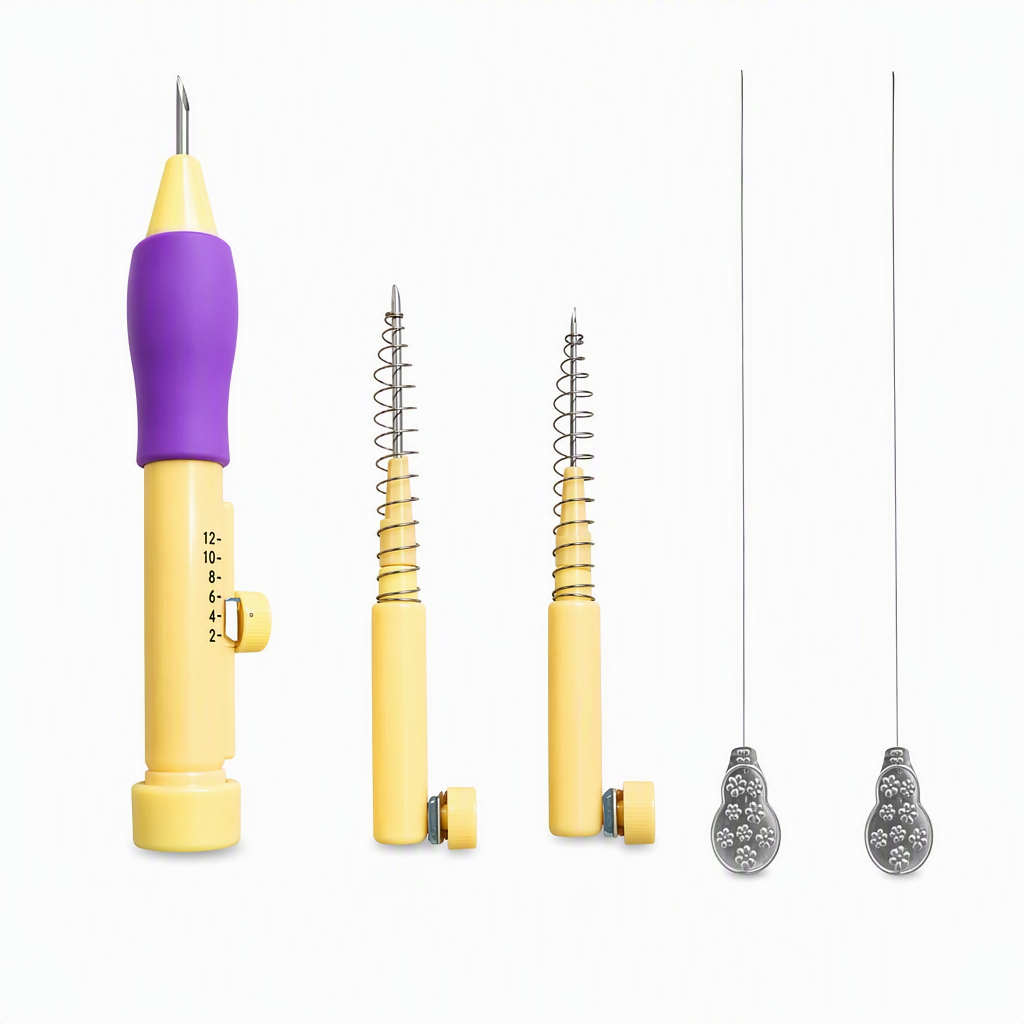 Verktøysett for brodering med punch needle