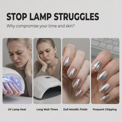 💅🔥 50 % RABATT!  Langvarig neglelakk uten herding – uten UV-lampe, tørker raskt i luften, flisebestandig farge med høy glans, jevn påføring, salongkvalitet for hjemmebruk ✨