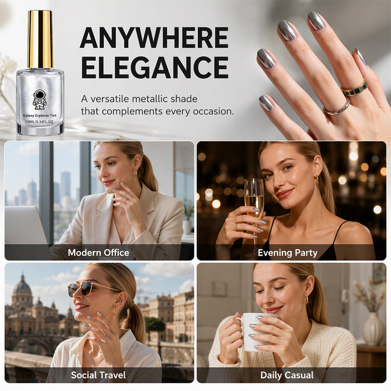 💅🔥 50 % RABATT!  Langvarig neglelakk uten herding – uten UV-lampe, tørker raskt i luften, flisebestandig farge med høy glans, jevn påføring, salongkvalitet for hjemmebruk ✨