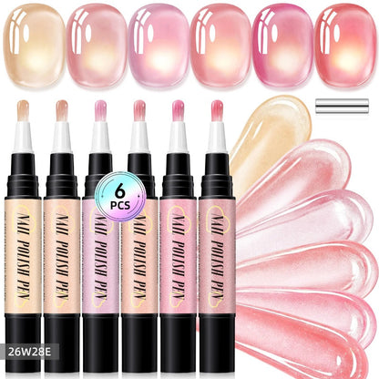 🎅 SISTE DAGS VARME SALG - 50% RABATT🌟😍 Glitter Cat Eye neglelakkpennsett
