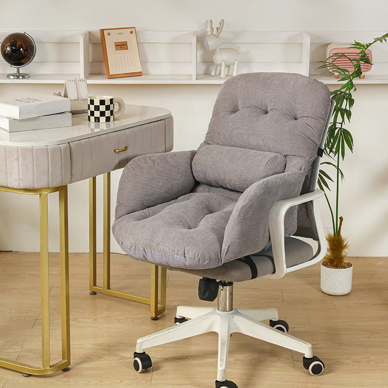 ☁️🪑 Cloud Comfort kontorstol – myk svingstol til arbeidsrom, sminkebord og hjemmekontor