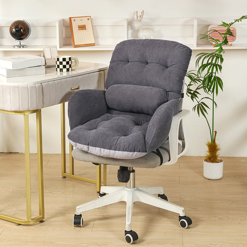 ☁️🪑 Cloud Comfort kontorstol – myk svingstol til arbeidsrom, sminkebord og hjemmekontor