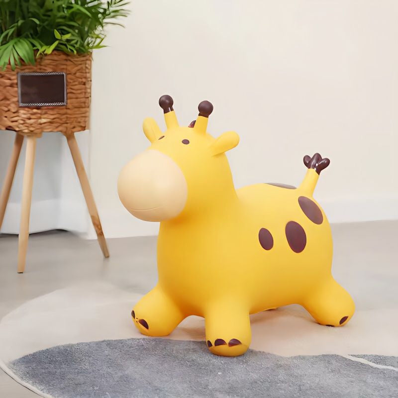 Søt hoppende giraffedyrhopper for barn