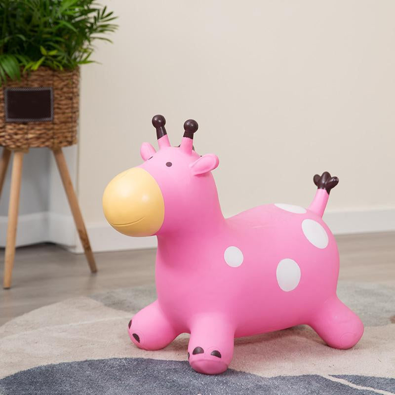Søt hoppende giraffedyrhopper for barn