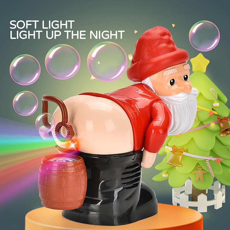 🏆 BEGRENSET TID: 50 % RABATT! 🎅 Klar for julen! 🎄Morsom nisse-boblemaskin – musikk, lys og juleboble-moro