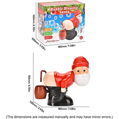🏆 BEGRENSET TID: 50 % RABATT! 🎅 Klar for julen! 🎄Morsom nisse-boblemaskin – musikk, lys og juleboble-moro