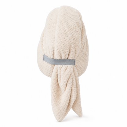 🍍 50 % RABATT NÅ! 💇‍♀️ Hårfønerhåndkle i korallfleece – hurtigtørkende, seks ganger så absorberende og ergonomisk turban ✨