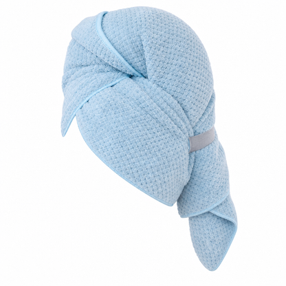 🍍 50 % RABATT NÅ! 💇‍♀️ Hårfønerhåndkle i korallfleece – hurtigtørkende, seks ganger så absorberende og ergonomisk turban ✨