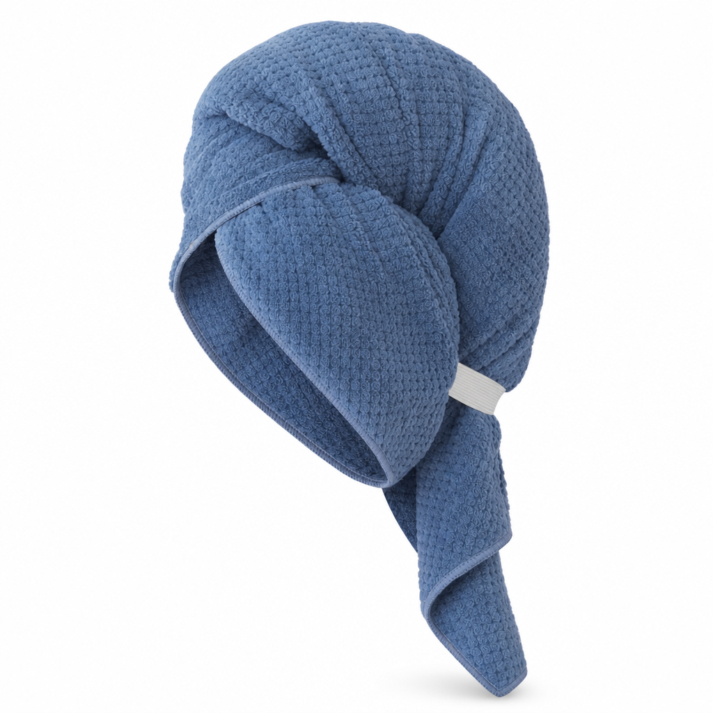 🍍 50 % RABATT NÅ! 💇‍♀️ Hårfønerhåndkle i korallfleece – hurtigtørkende, seks ganger så absorberende og ergonomisk turban ✨