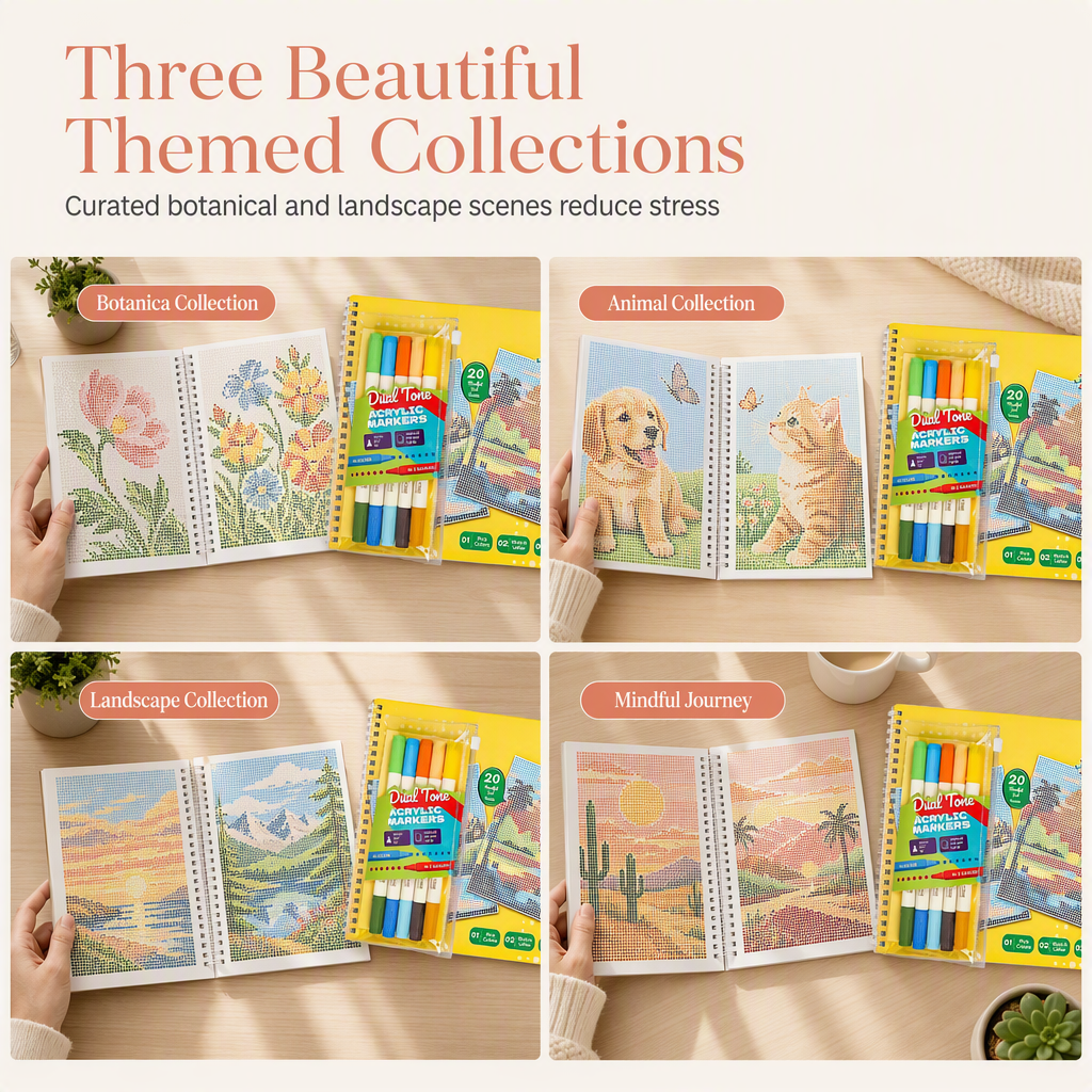 Mindfulness Braille Coloring Set