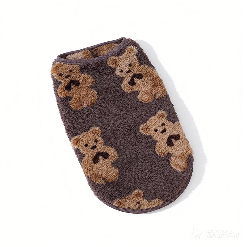 ⏳Begrenset tidsbegrenset 50 % rabatt⏰Søt plysjfôret kjæledyrvest🐶🧥