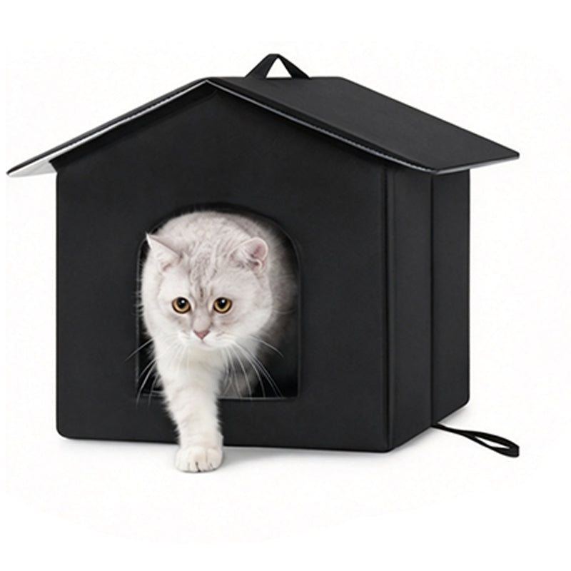🐱 Utendørs kattehus – isolert og værbestandig