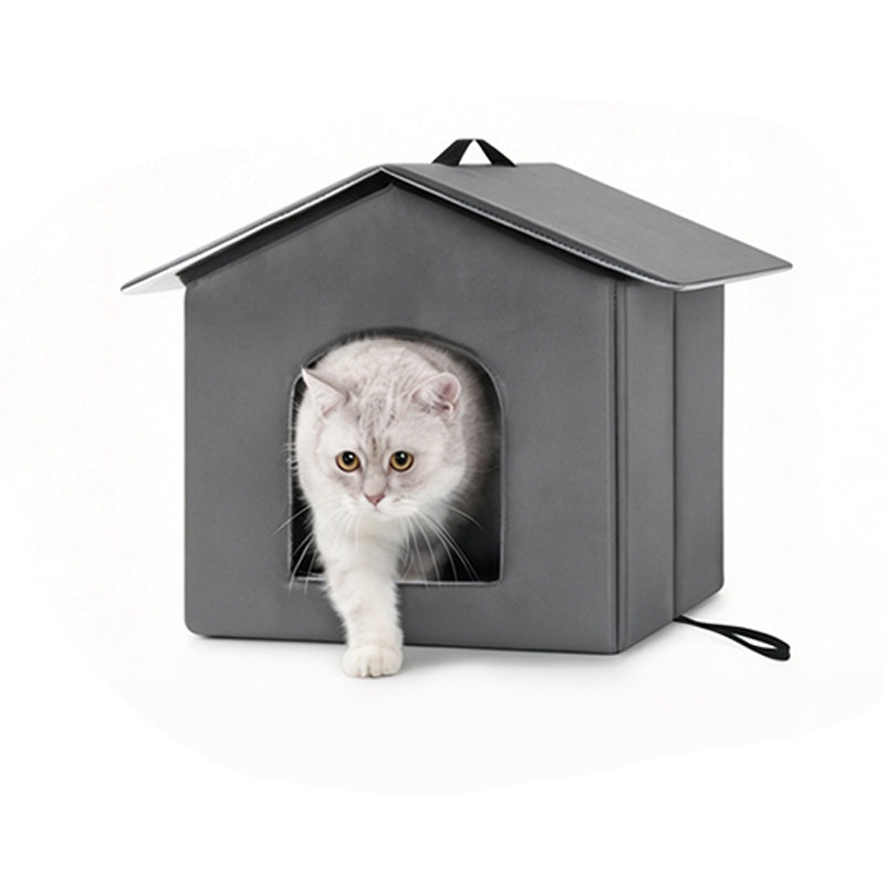 🐱 Utendørs kattehus – isolert og værbestandig