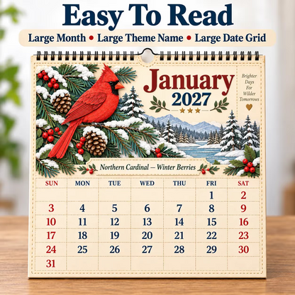 Veggkalender for amerikanske fugler 2027