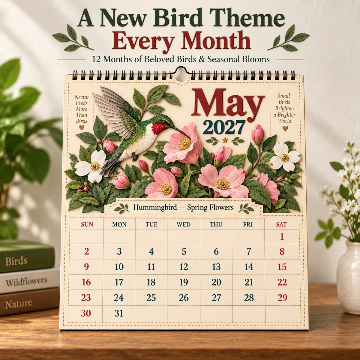 Veggkalender for amerikanske fugler 2027