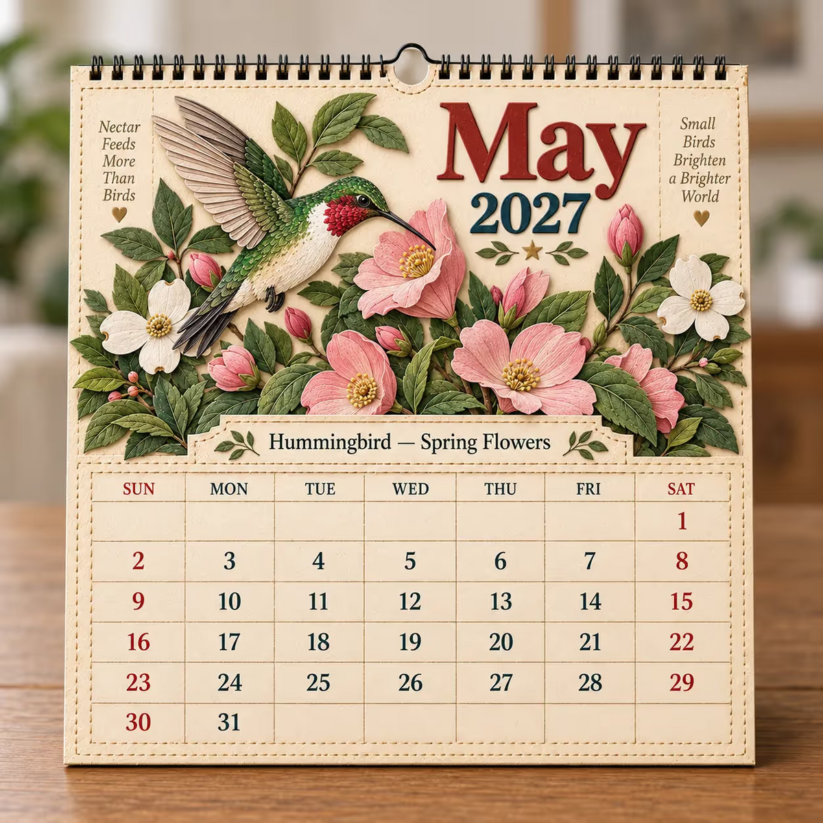 Veggkalender for amerikanske fugler 2027