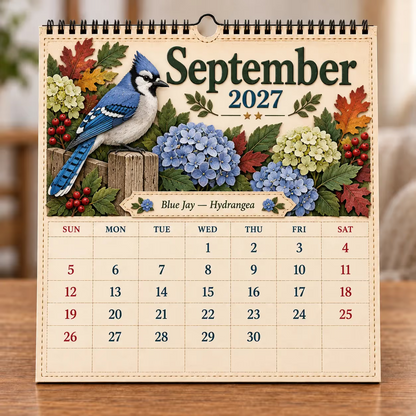 Veggkalender for amerikanske fugler 2027