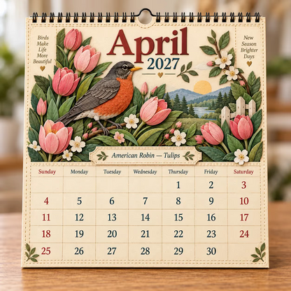 Veggkalender for amerikanske fugler 2027