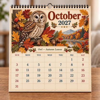 Veggkalender for amerikanske fugler 2027