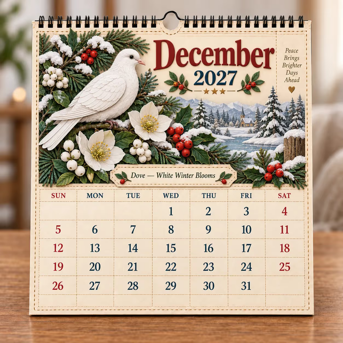 Veggkalender for amerikanske fugler 2027