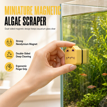 ⏰🔥BEGRENSET TID: bare 129 kr!🐠Dobbeltsidig magnetisk akvariumglassrenser